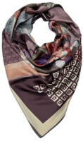colourful satin scarf KRSS3-06