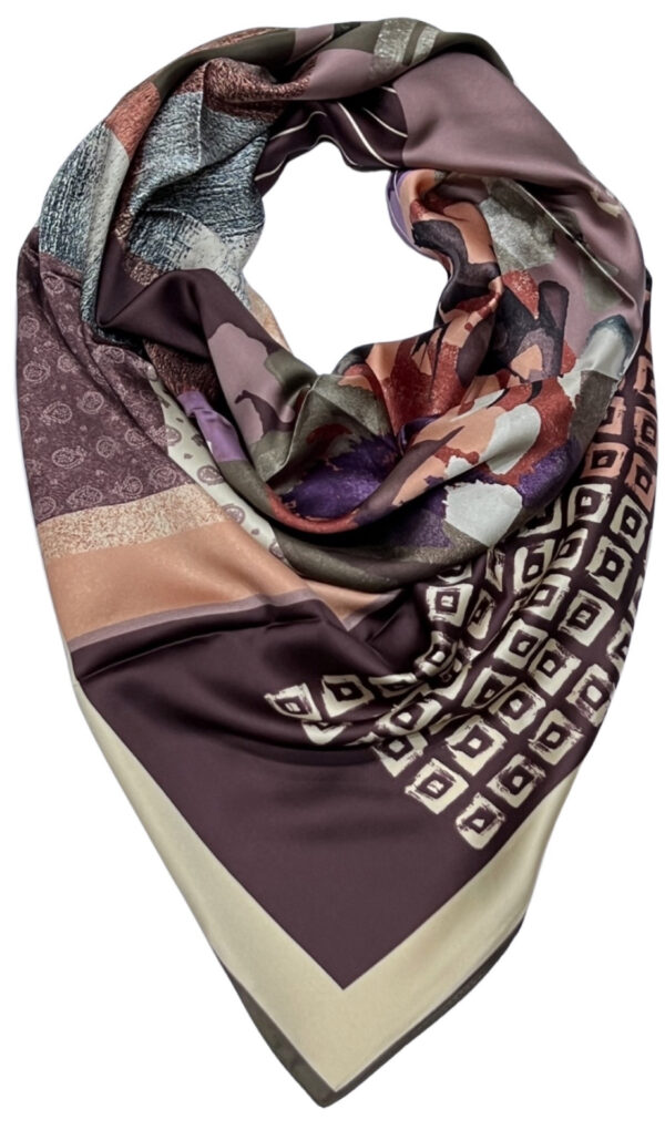 colourful satin scarf KRSS3-06