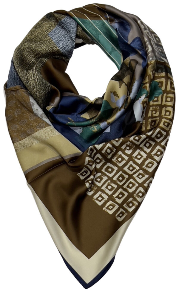 Satin square scarf KRSS3-09