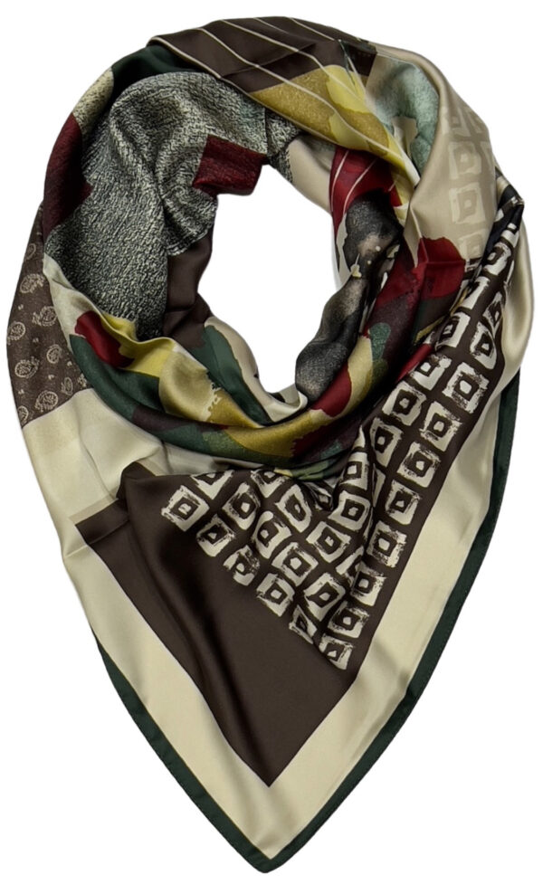colourful satin scarf KRSS3-10
