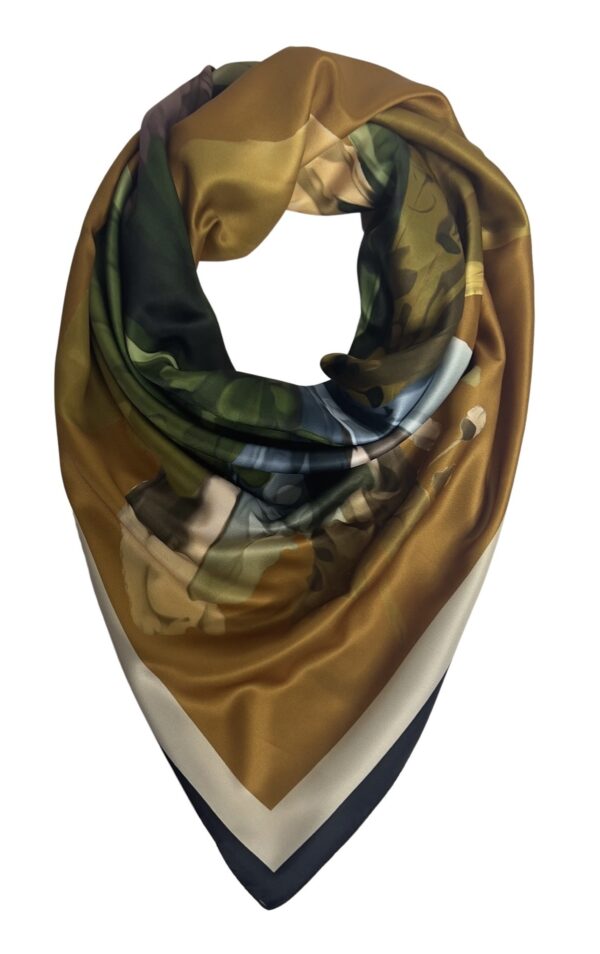 Splash satin scarf KRSS4-04