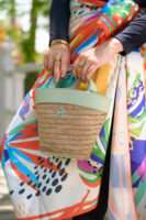 PC-1738 Pierre Cardin Beige Water Green Shoulder Bag