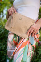 PC-1713 Pierre Cardin Nude Clutch Bag