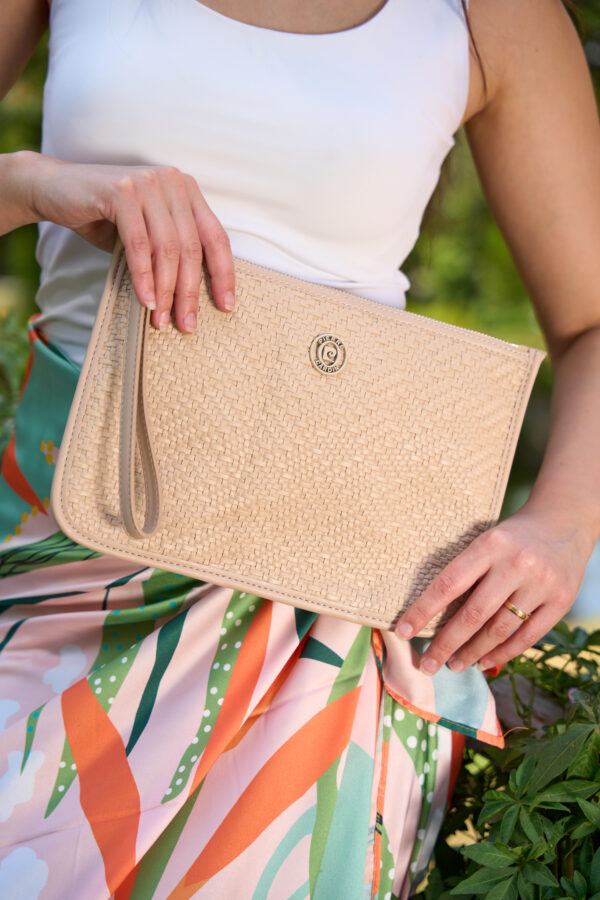 PC-1713 Pierre Cardin Nude Clutch Bag