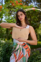 PC-1713 Pierre Cardin Nude Clutch Bag
