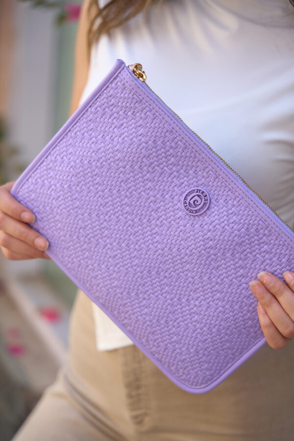 Pierre Cardin Clutch Bag-Lavender