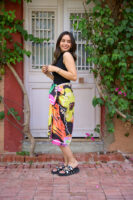 Bolder Elena Naomi Flower Satin Cover up BDS-07