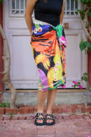 Bolder Elena Naomi Flower Satin Cover up BDS-07