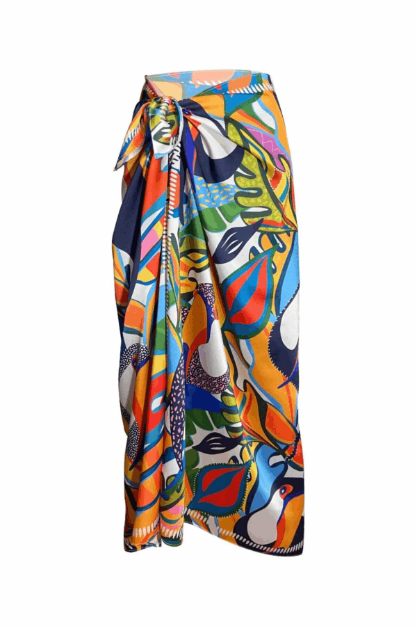 Bolder Elena Linda Tukan Satin Cover up BDS-02
