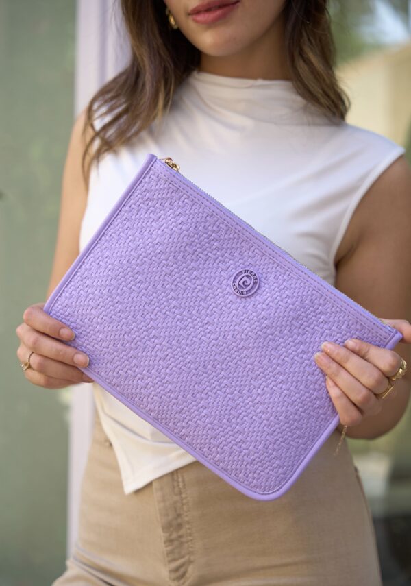 Pierre Cardin Clutch Bag-Lavender