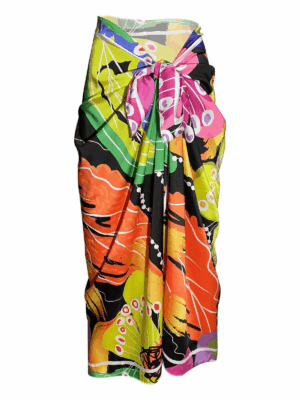 Bolder Elena Naomi Flower Satin Cover up BDS-07