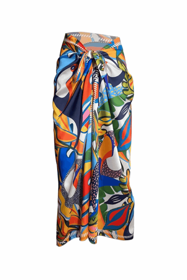 Bolder Elena Linda Tukan Satin Cover up BDS-02