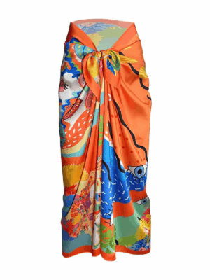 Bolder Elena Happy Eyes Satin Cover up BDS-08