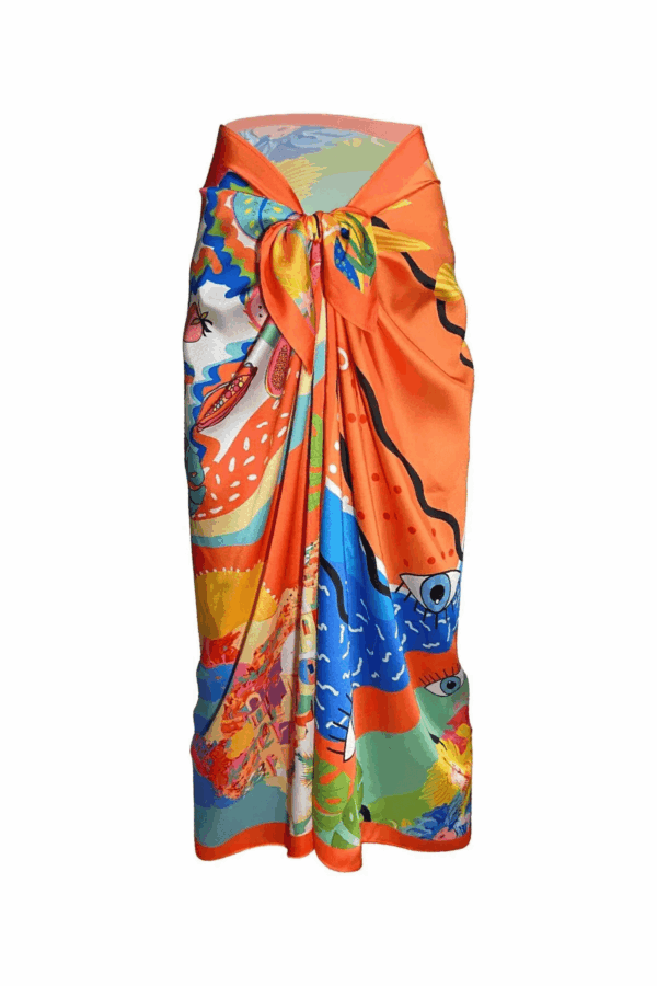 Bolder Elena Happy Eyes Satin Cover up BDS-08