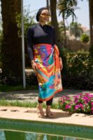 Bolder Elena Happy Eyes Satin Cover up BDS-08