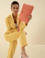 PC-1713 Pierre Cardin Coral Clutch Bag
