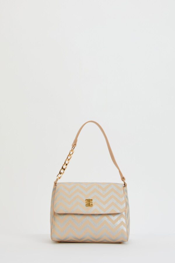 PC-1969 Pierre Cardin beige shoulder bag