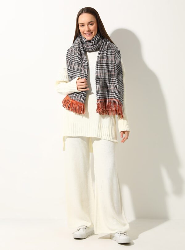 Double sided soft wool shawl-Havan