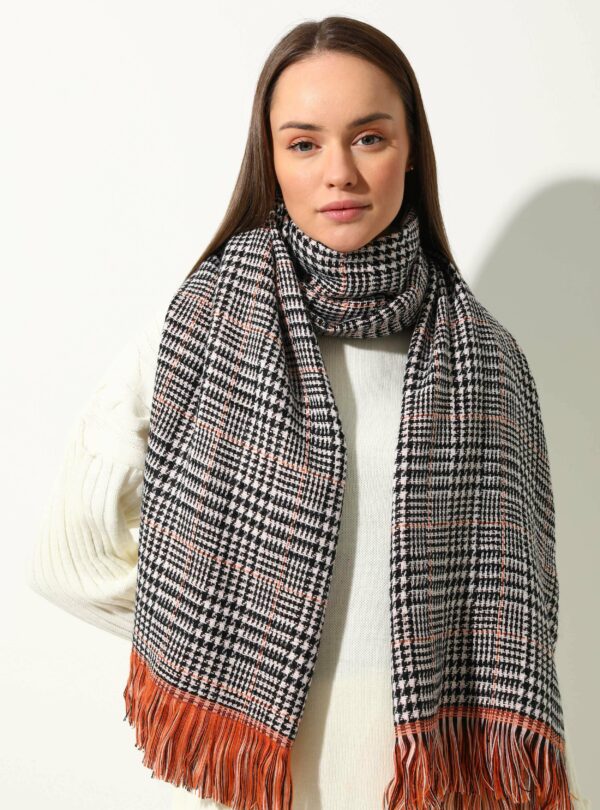 Double sided soft wool shawl-Havan