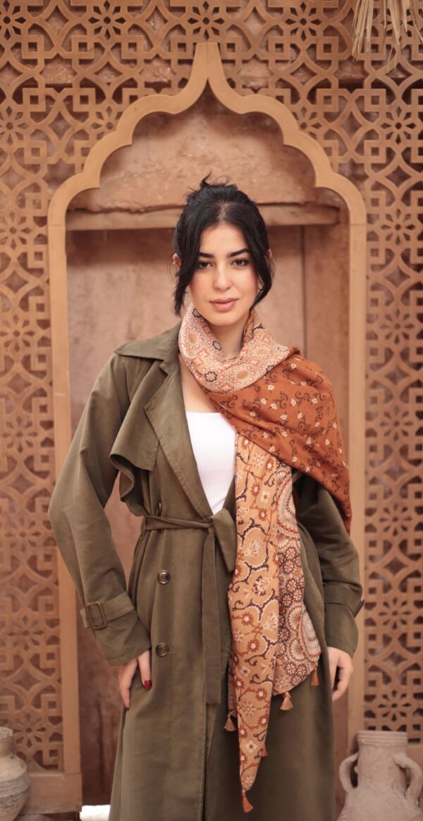 Luxurious Soft Turkish Cashmere Arabesque Shawl