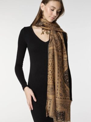 Luxurious Soft Turkish Cashmere Leopard Shawl
