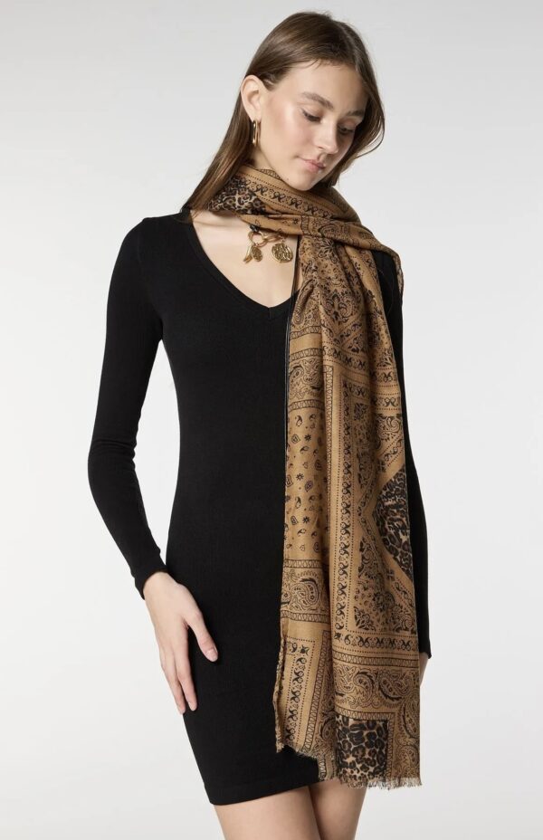 Luxurious Soft Turkish Cashmere Leopard Shawl