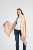 Soft Wool Double Sided Shawl-Simon