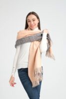 Soft Wool Double Sided Shawl-Simon
