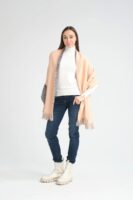 Soft Wool Double Sided Shawl-Simon