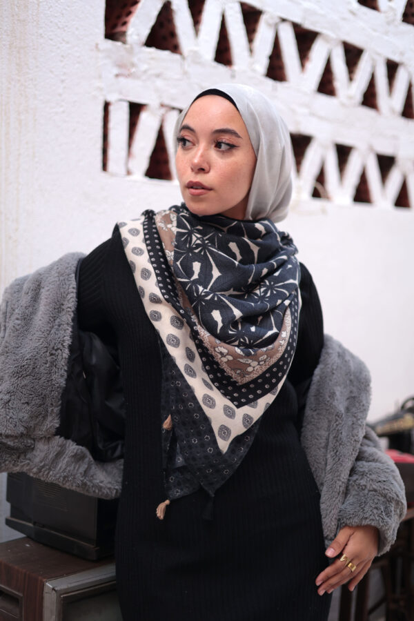 Luxurious Soft Turkish Cashmere Arabesque Shawl