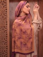 Shimmery Turkish Pashmina Shawl-Plum