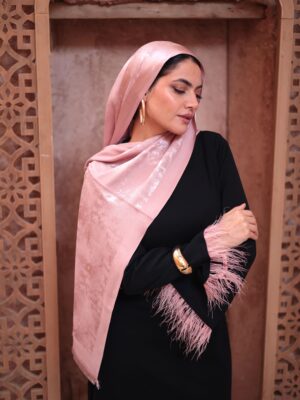 Shimmery Turkish Pashmina Shawl-Rose