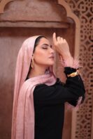 Shimmery Turkish Pashmina Shawl-Rose