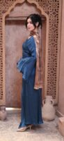 Shimmery Turkish Pashmina Shawl-Coffee