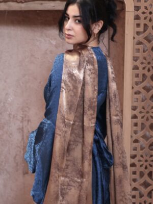 Shimmery Turkish Pashmina Shawl-Coffee