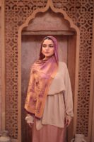 Shimmery Turkish Pashmina Shawl-Plum