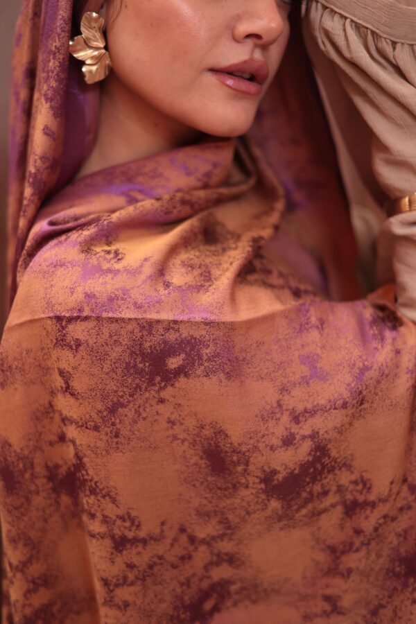 Shimmery Turkish Pashmina Shawl-Plum