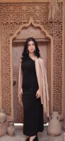 Shimmery Turkish Pashmina Shawl-Champagne