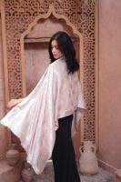 Shimmery Turkish Pashmina Shawl-Silver
