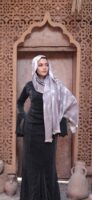 Shimmery Turkish Pashmina Shawl-Gray