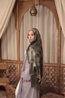 Shimmery Turkish Pashmina Shawl-Army
