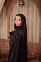 Shimmery Turkish Pashmina Shawl-Black