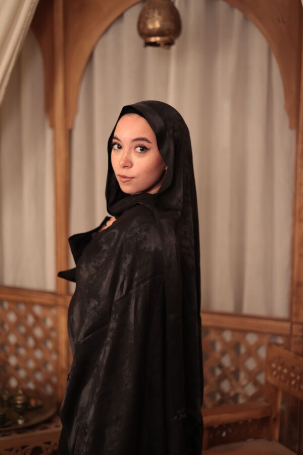 Shimmery Turkish Pashmina Shawl-Black