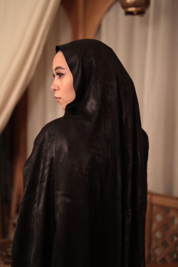Shimmery Turkish Pashmina Shawl-Black