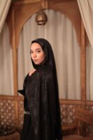 Shimmery Turkish Pashmina Shawl-Black