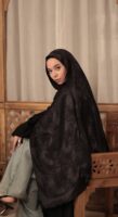 Shimmery Turkish Pashmina Shawl-Black