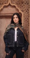 Shimmery Turkish Pashmina Shawl-Peacock