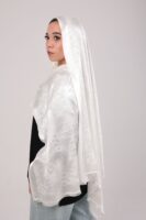 Shimmery Turkish Pashmina Shawl-Off White