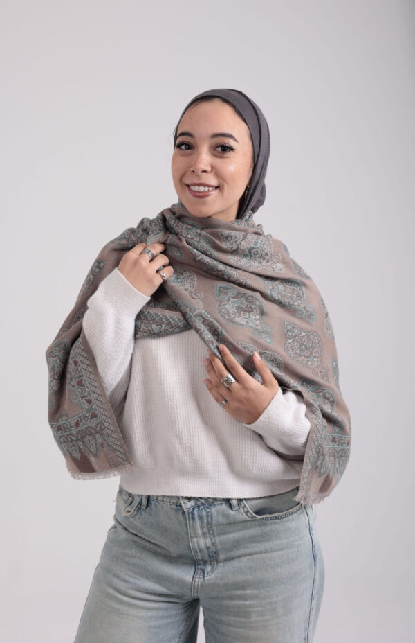 Turkish Bohemian Shawl-Coffee