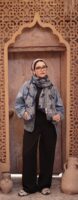Bohemian Turkish Shawl-Navy
